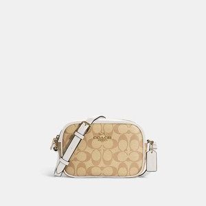 NWT Coach Outlet Mini Jamie Camera Bag In Signature Canvas